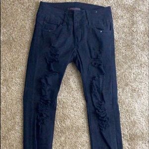 black ripped ella jeans